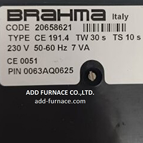 BRAHMA TYPE CE 191.4 TW 30s TS 10s